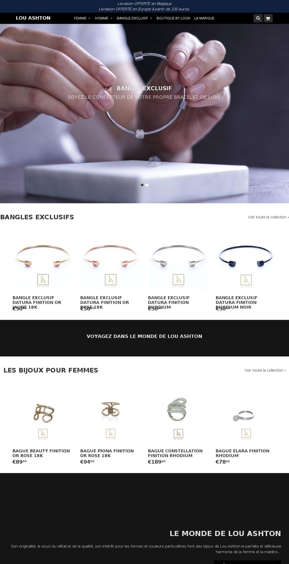 speedfly-1-10-1 Shopify theme site example lou-ashton.com