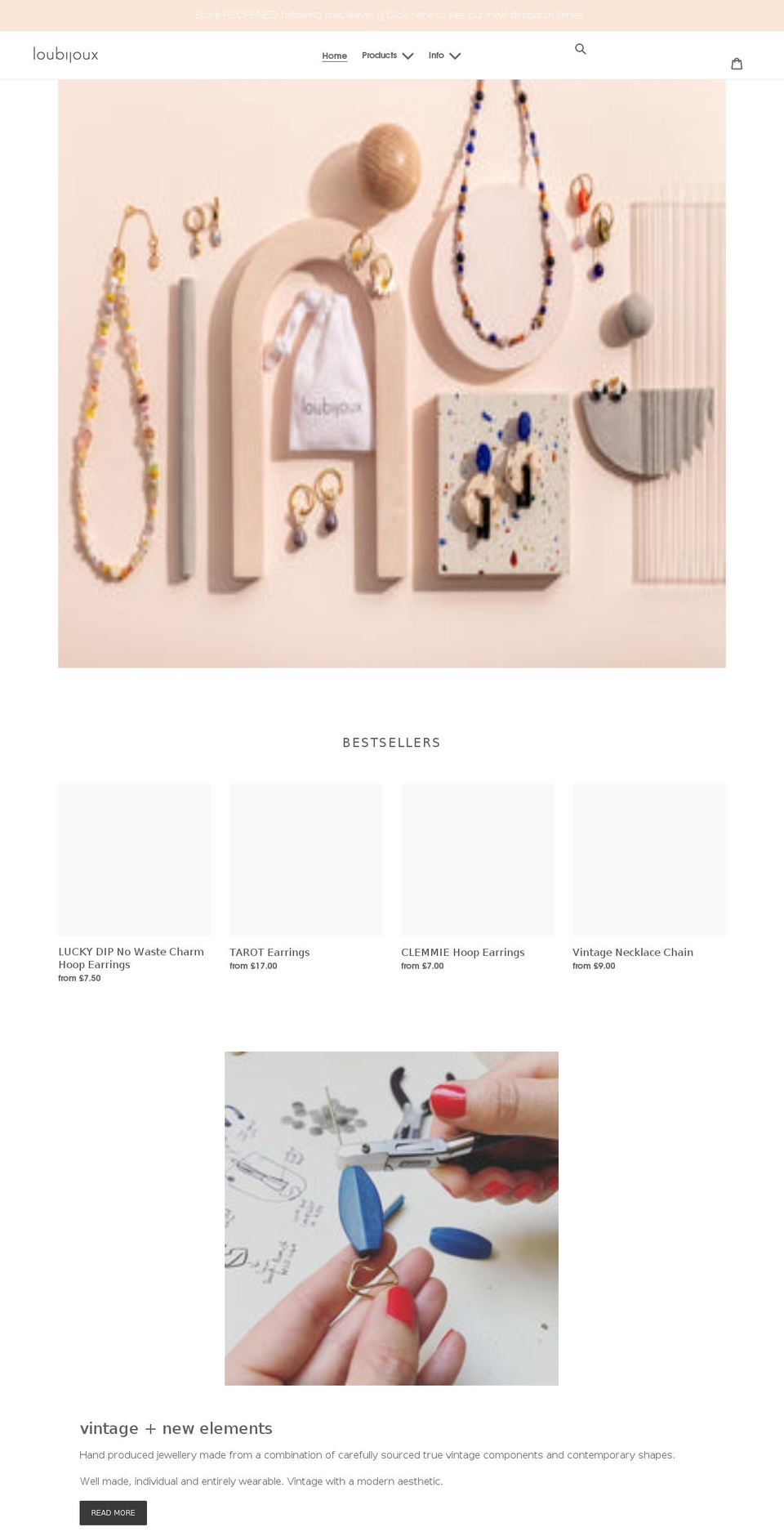 loubijoux.com shopify website screenshot
