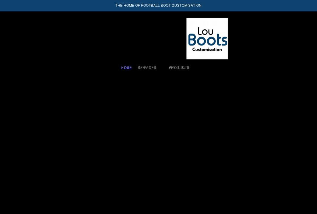 loubootsuk.com shopify website screenshot