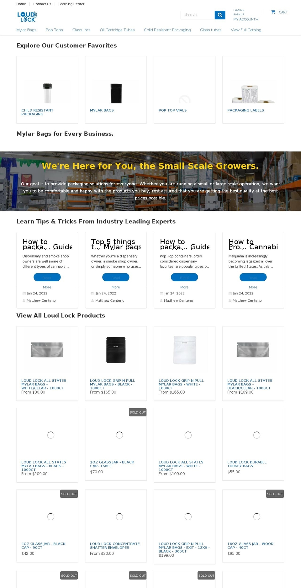 loudlock.com shopify website screenshot
