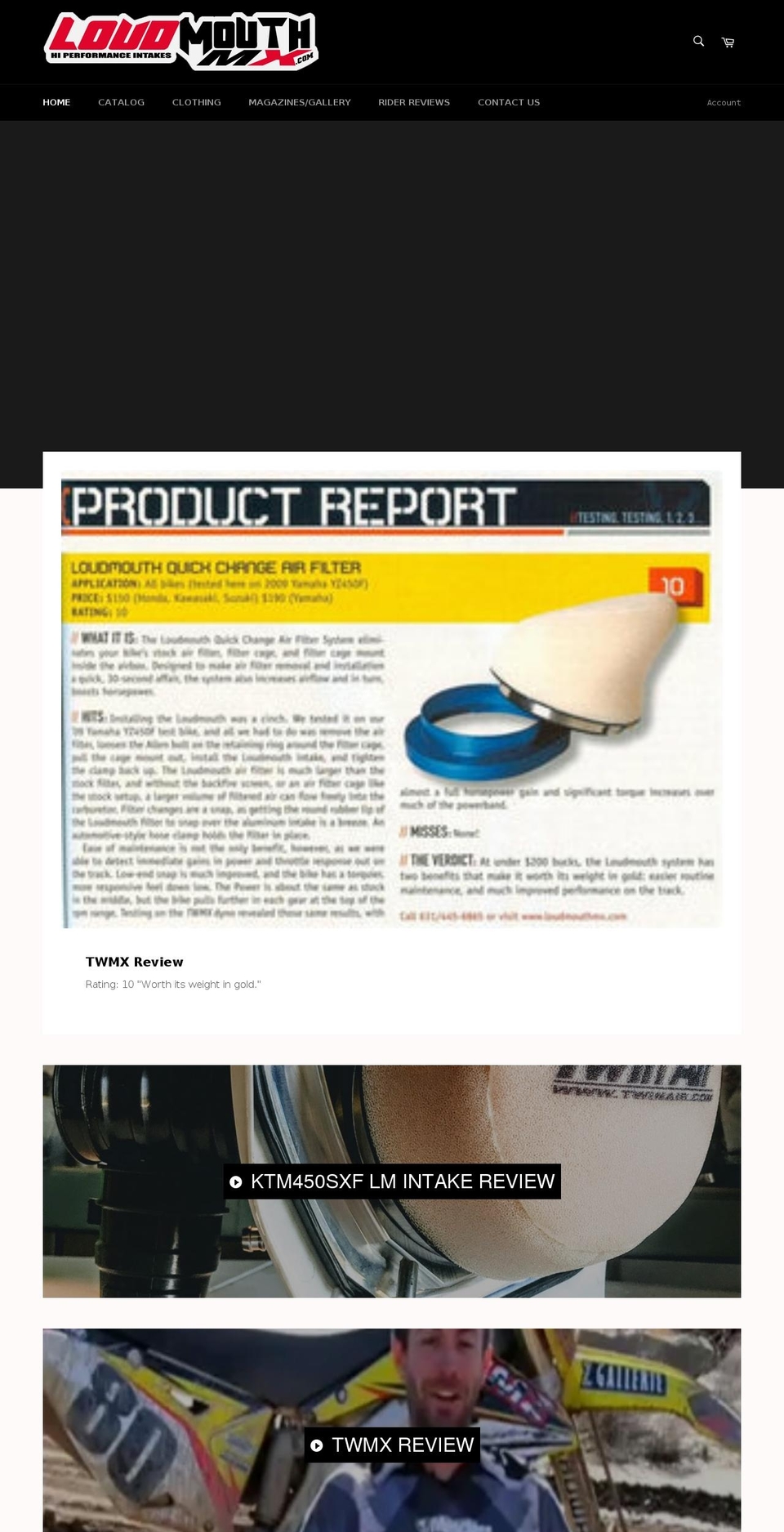 loudmouthmx.com shopify website screenshot