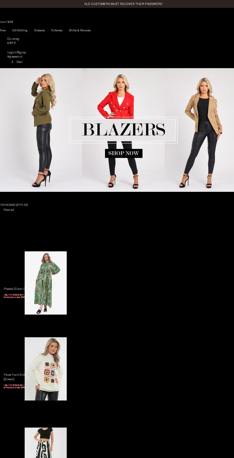 Live test Shopify theme site example loudwholesale.com