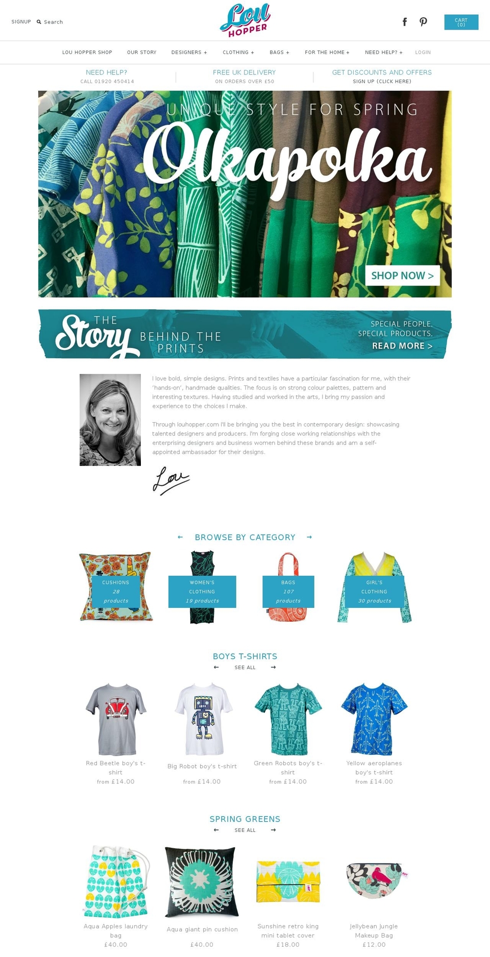 louhopper.com shopify website screenshot