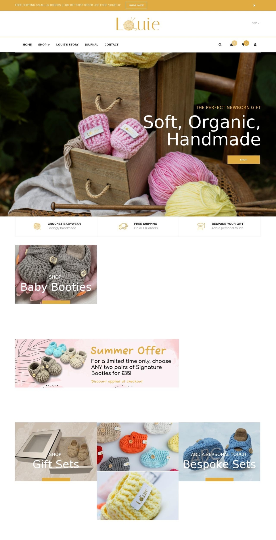 Brilliant Shopify theme site example louieboutique.com