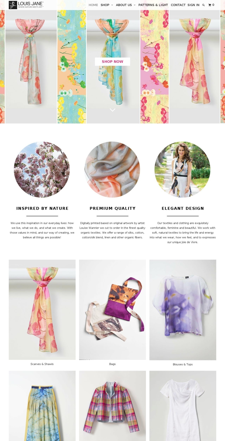 louisejane.com shopify website screenshot