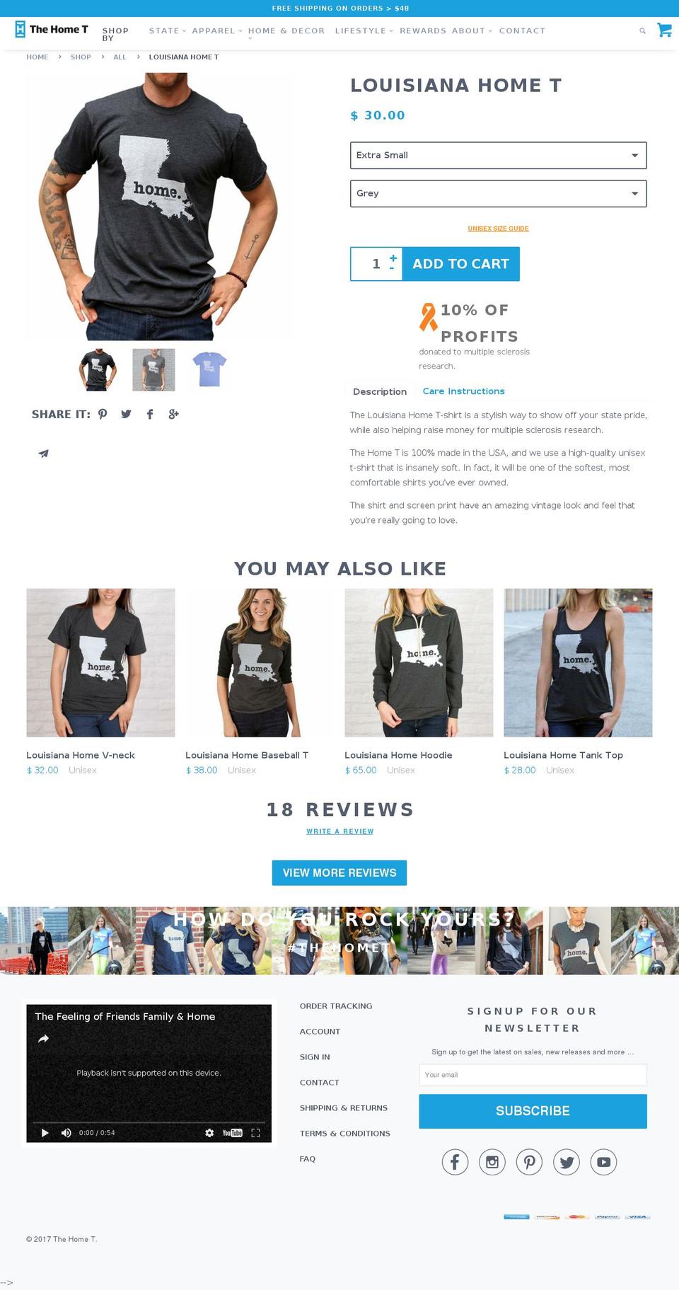 GripsOn - V2.12 Shopify theme site example louisianahometshirt.com