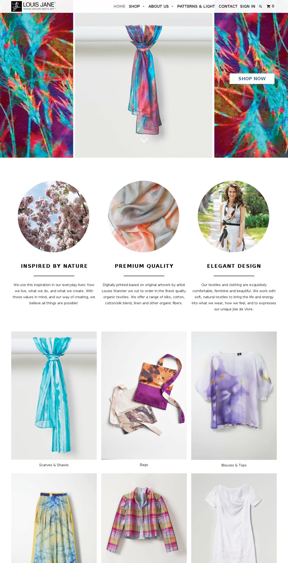 louisjane.com shopify website screenshot