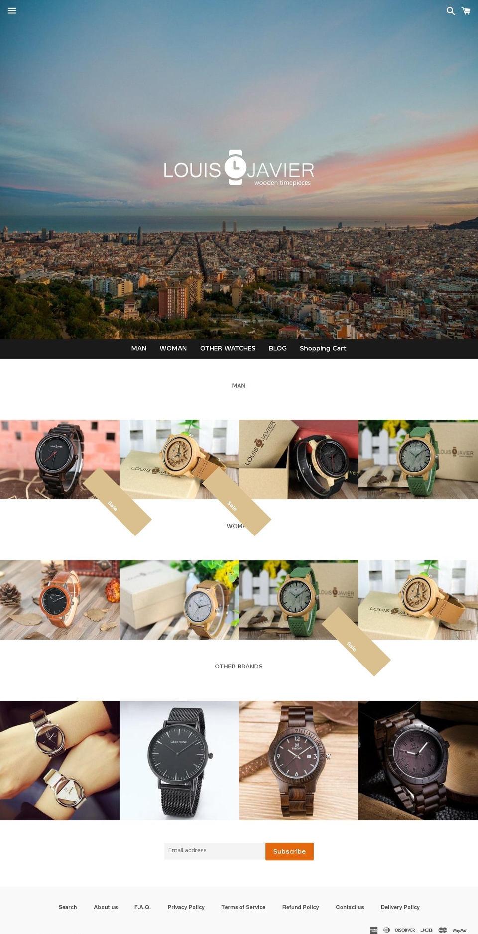 louisjavier.com — Shopify storefront screenshot