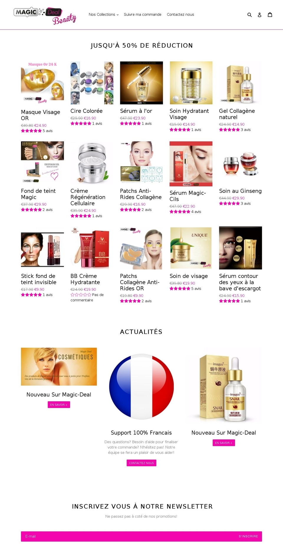loukavdh.myshopify.com — Shopify storefront screenshot