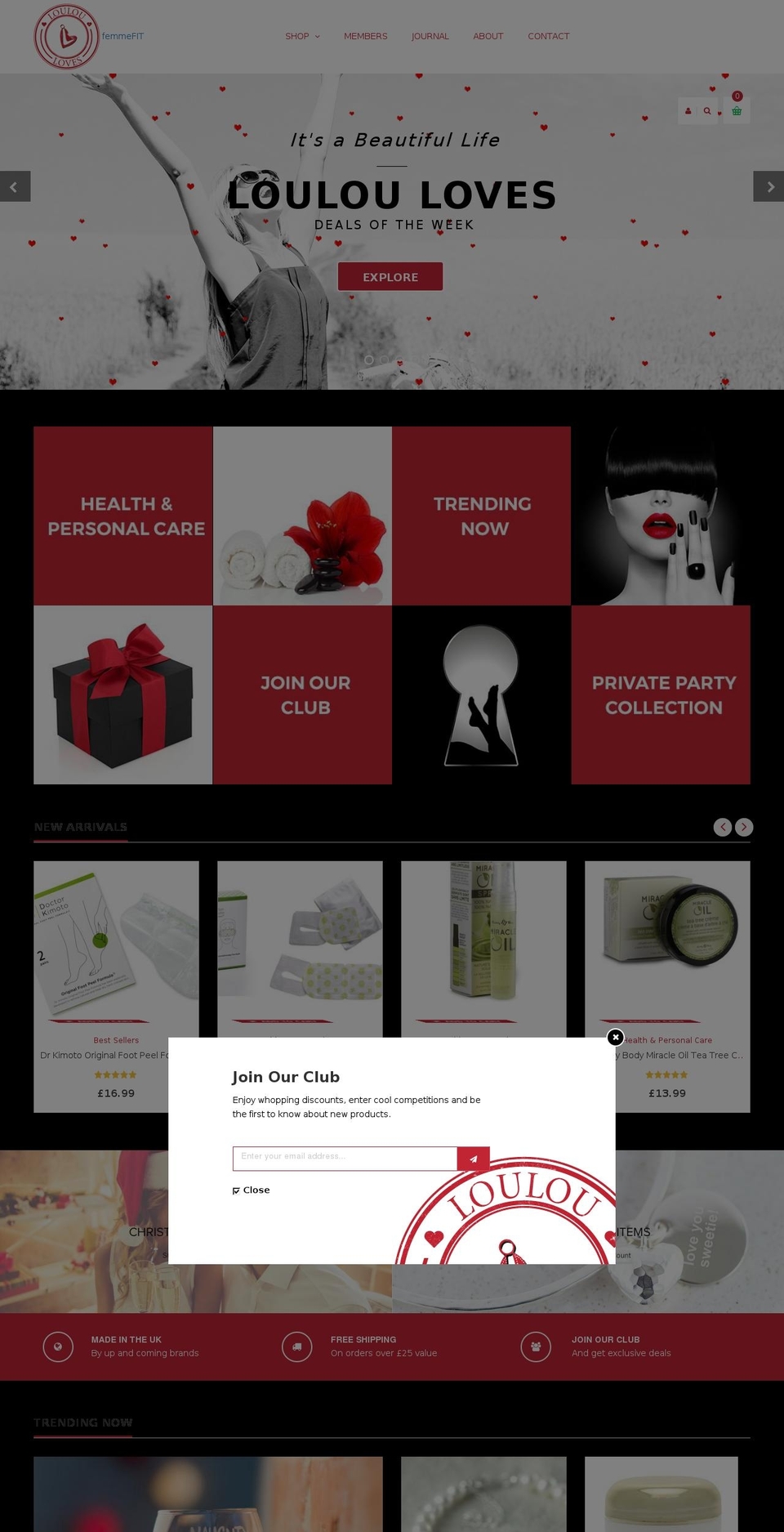 loulou-loves.com — Shopify storefront screenshot