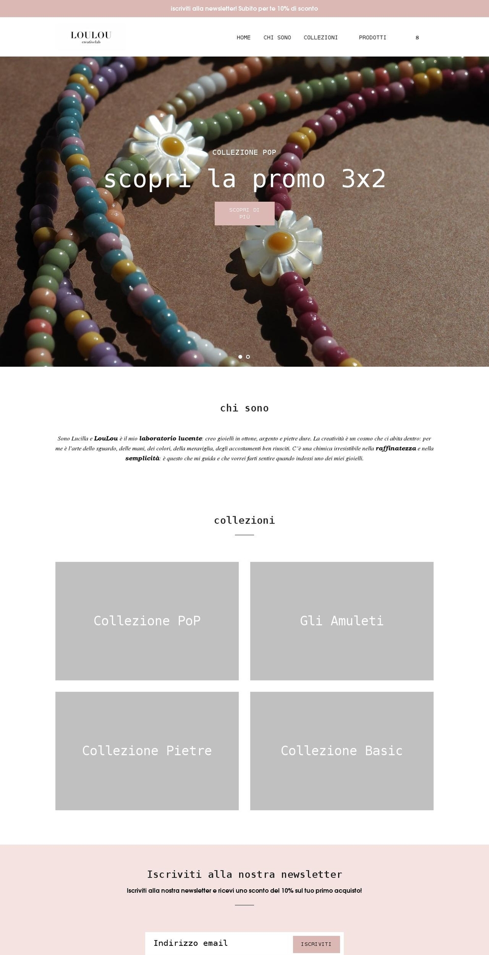 louloucreativelab.com shopify website screenshot