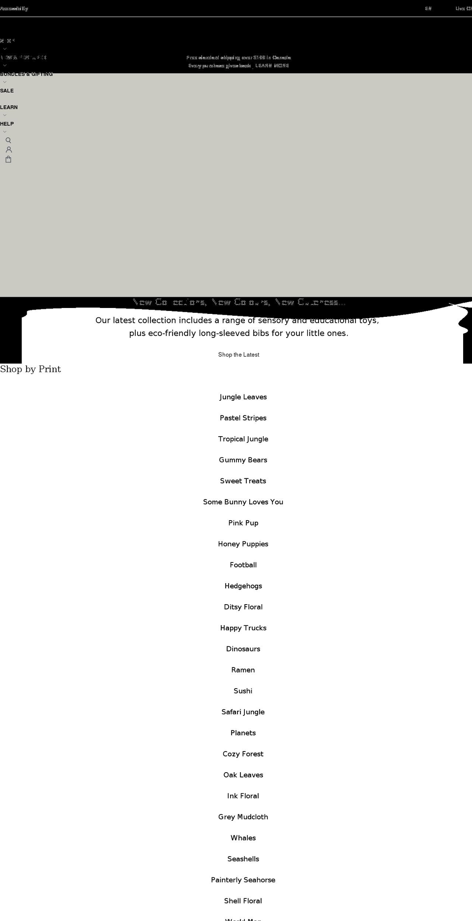 louloulollipop.ca shopify website screenshot