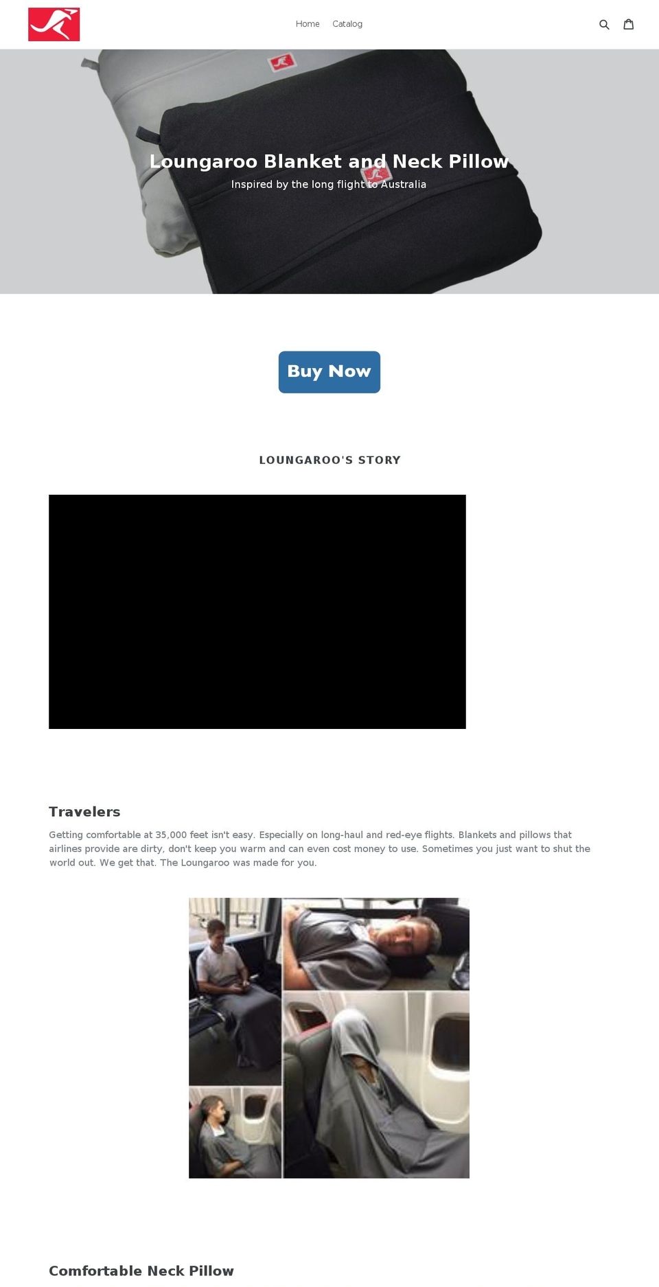 loungaroo.com shopify website screenshot