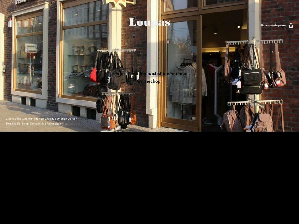 loupas.com shopify website screenshot