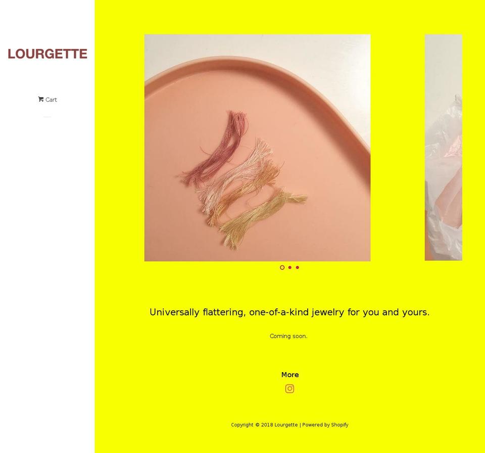lourgette.com shopify website screenshot