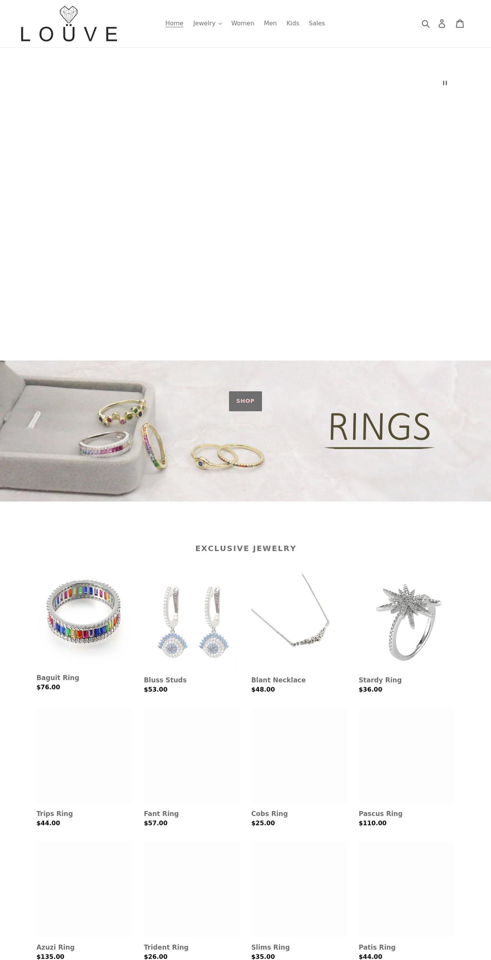 louveco.com shopify website screenshot