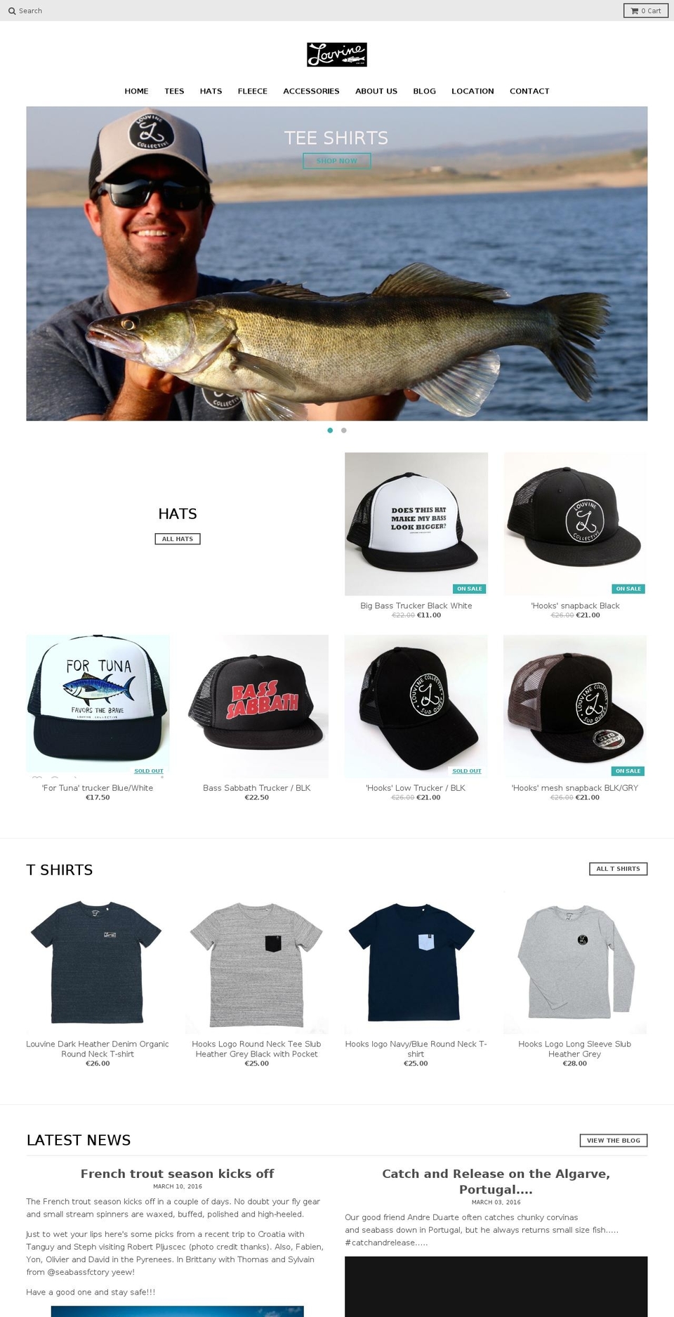 louvine.com shopify website screenshot