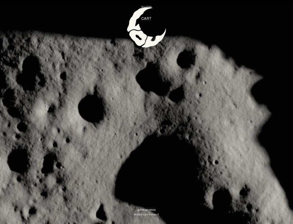 louvisuals.com shopify website screenshot