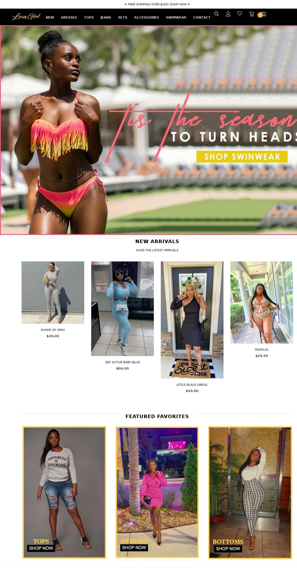 lovagirl.com shopify website screenshot
