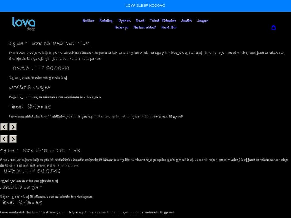 lovakosovo.com shopify website screenshot