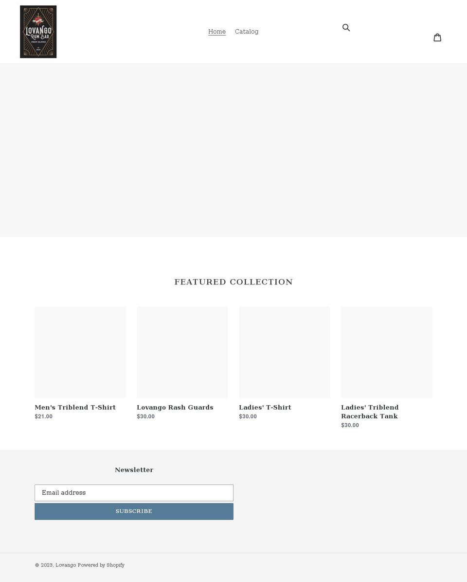 lovangorum.shop shopify website screenshot