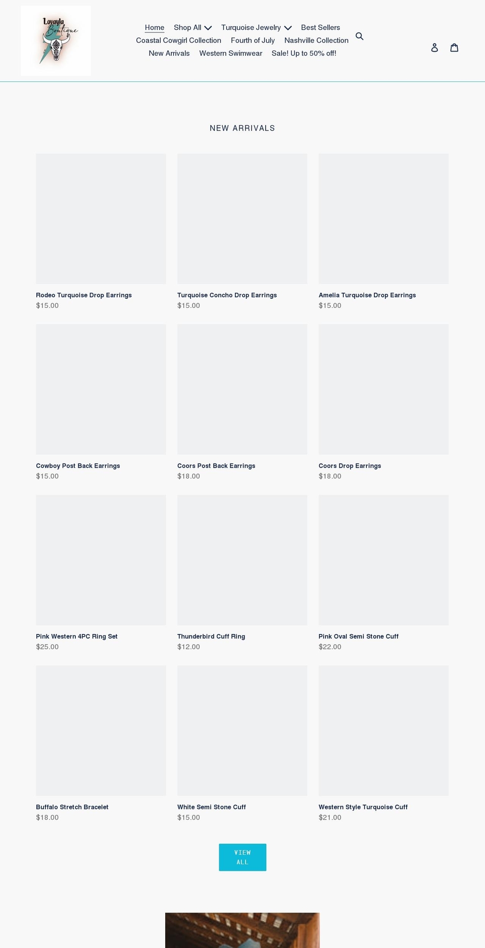 lovaylaboutique.com shopify website screenshot