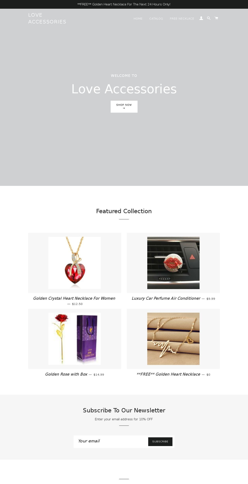 love-accessories.com — Shopify storefront screenshot