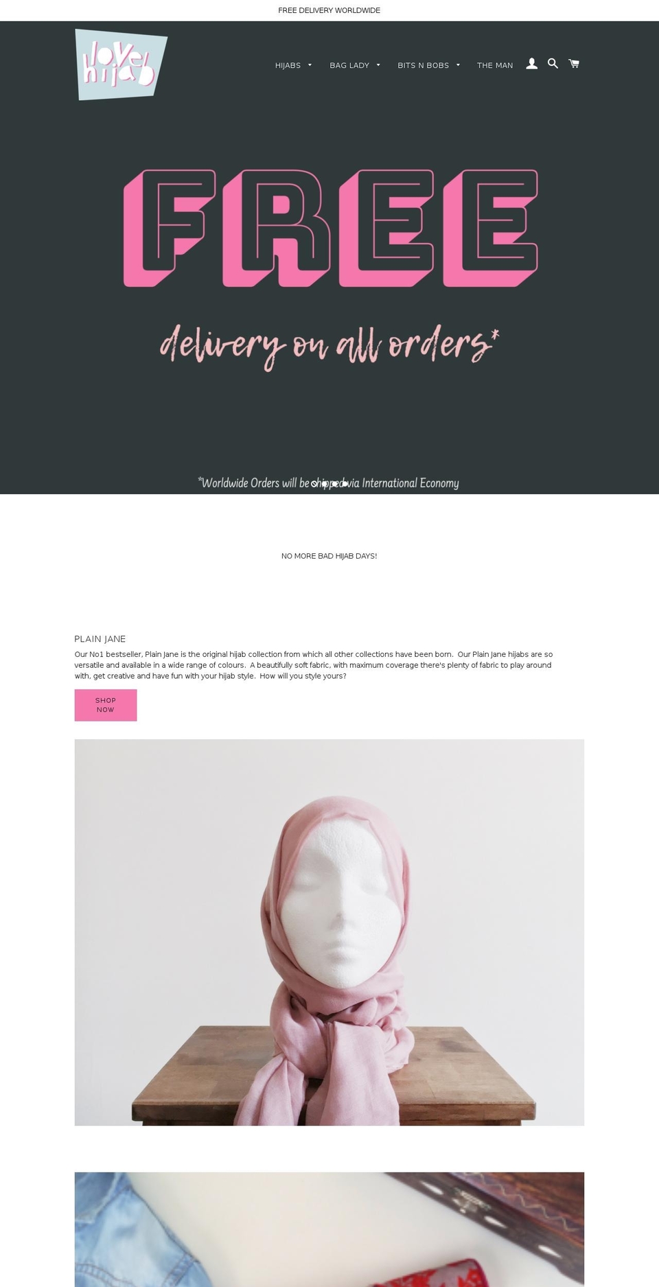 love-hijab.com — Shopify storefront screenshot