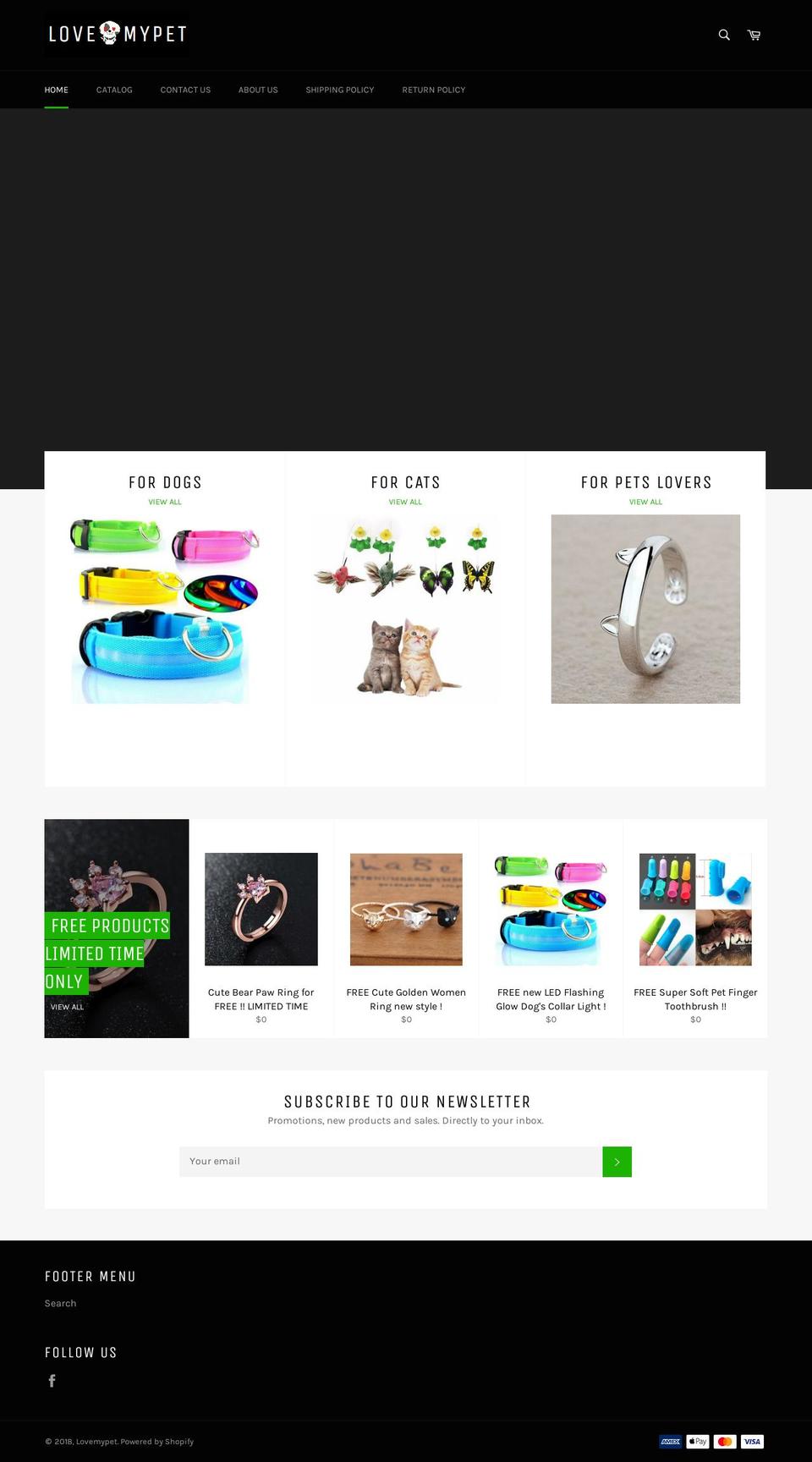 love-mypet.com — Shopify storefront screenshot