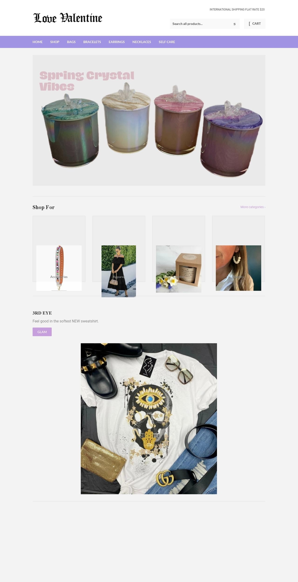 love-valentine.com — Shopify storefront screenshot