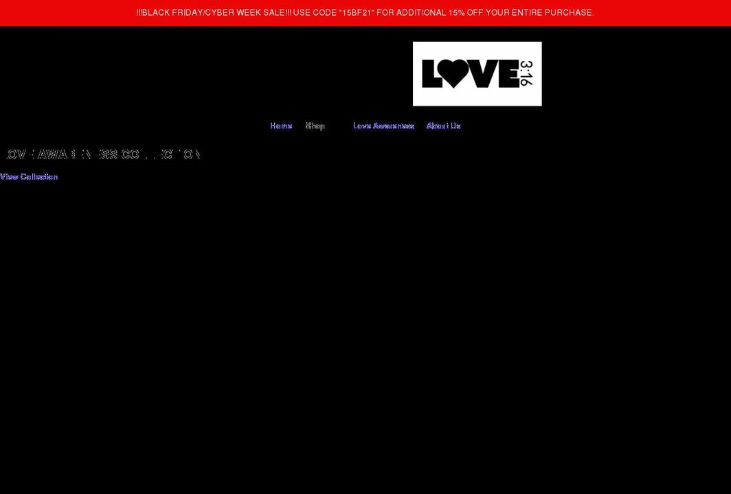 love316.store shopify website screenshot