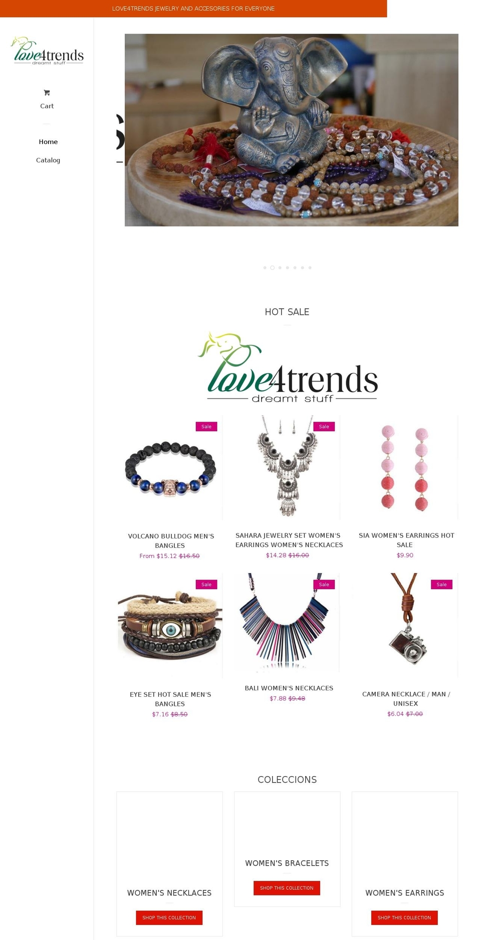 love4trends.com — Shopify storefront screenshot
