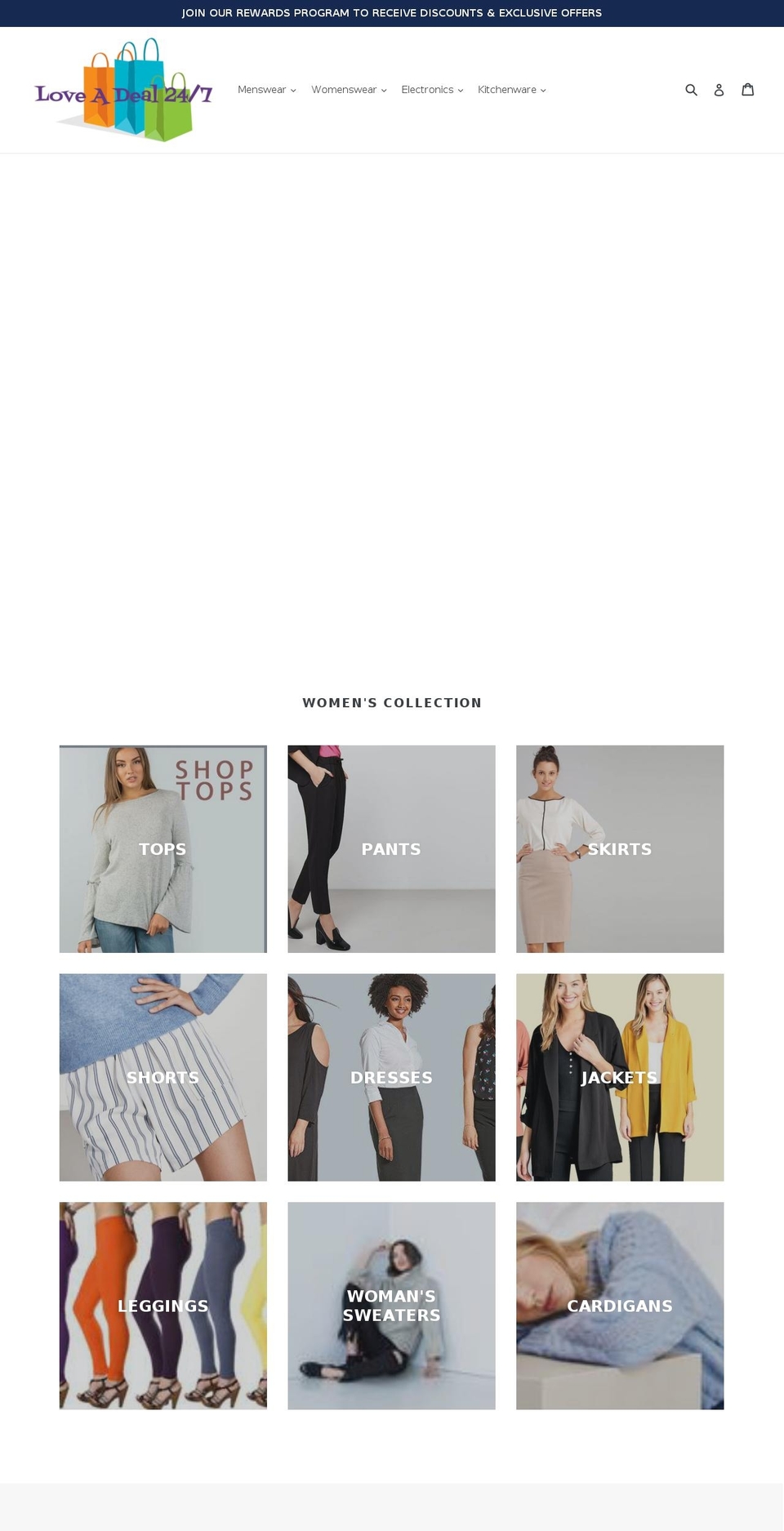 loveadeal247.com — Shopify storefront screenshot