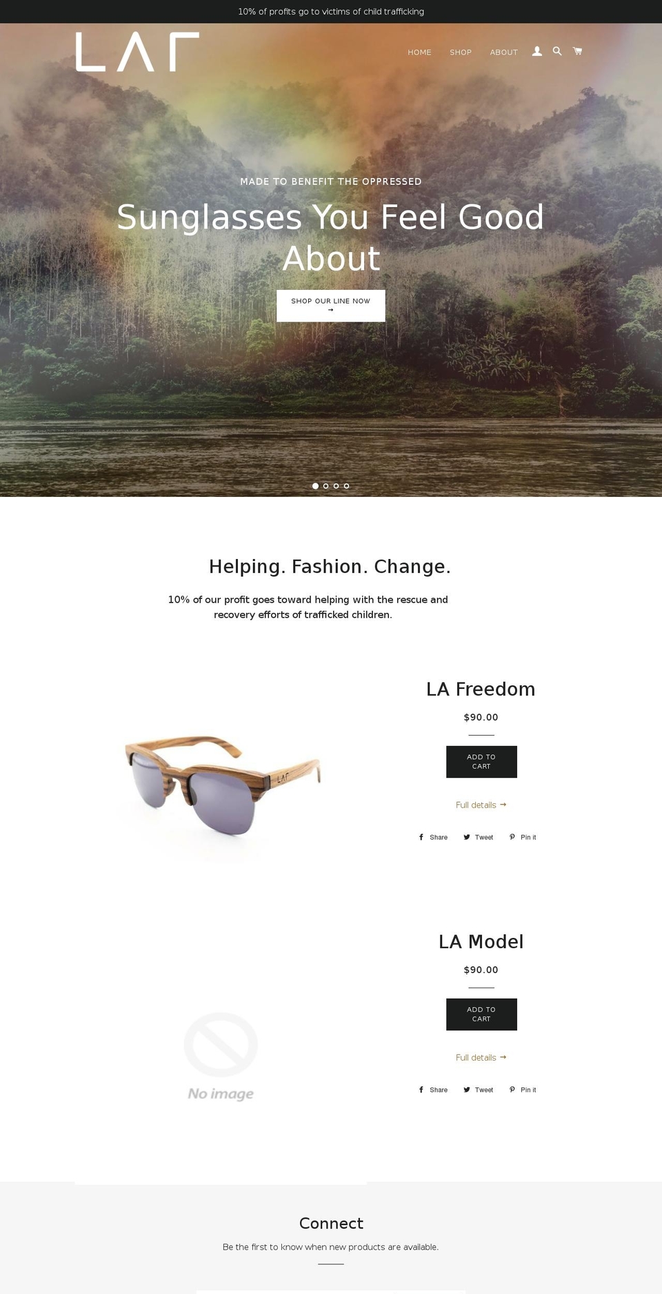 loveandfreedom.com shopify website screenshot