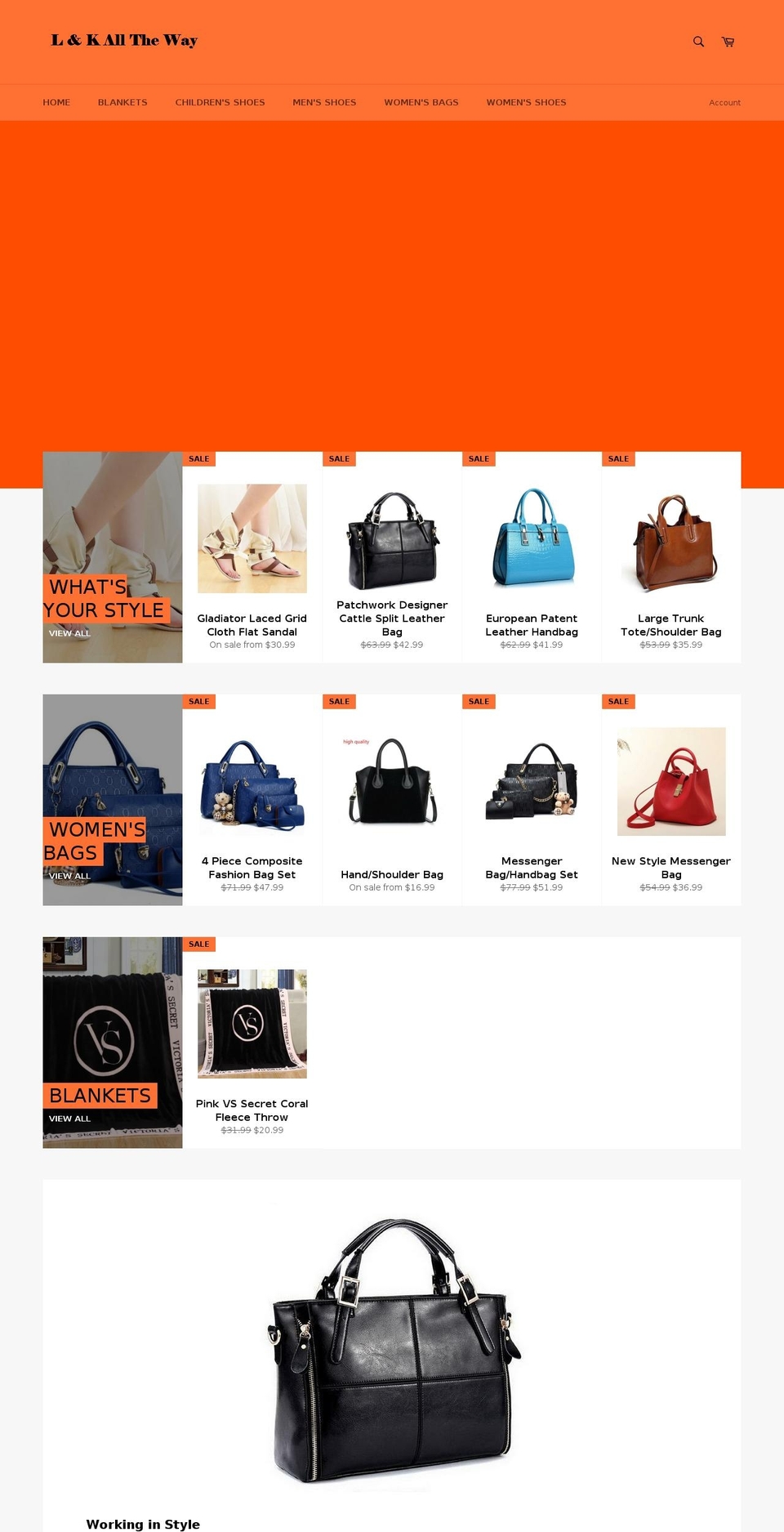 loveandkare.com — Shopify storefront screenshot