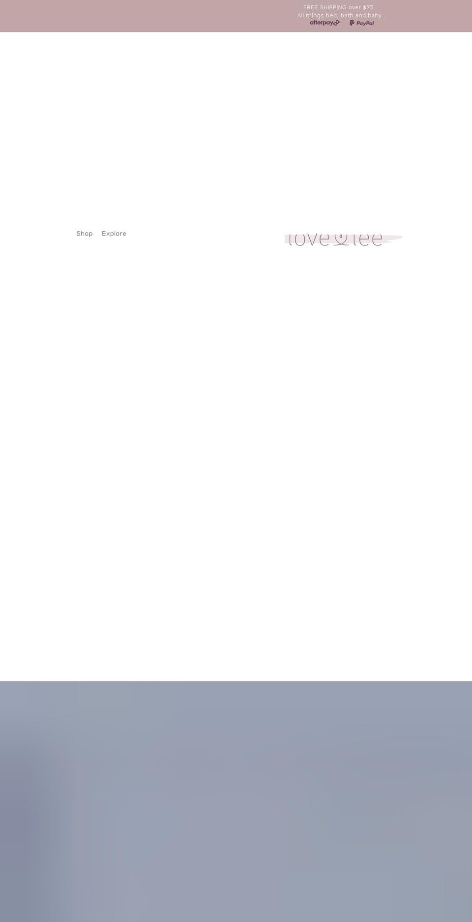 loveandlee.com.au shopify website screenshot