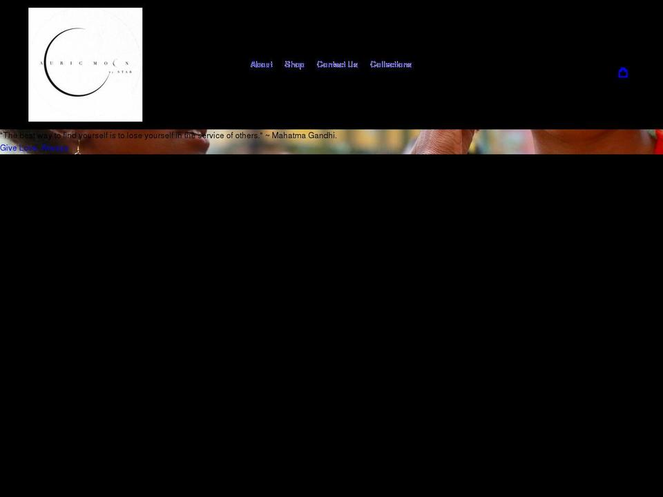 loveauricmoon.com shopify website screenshot