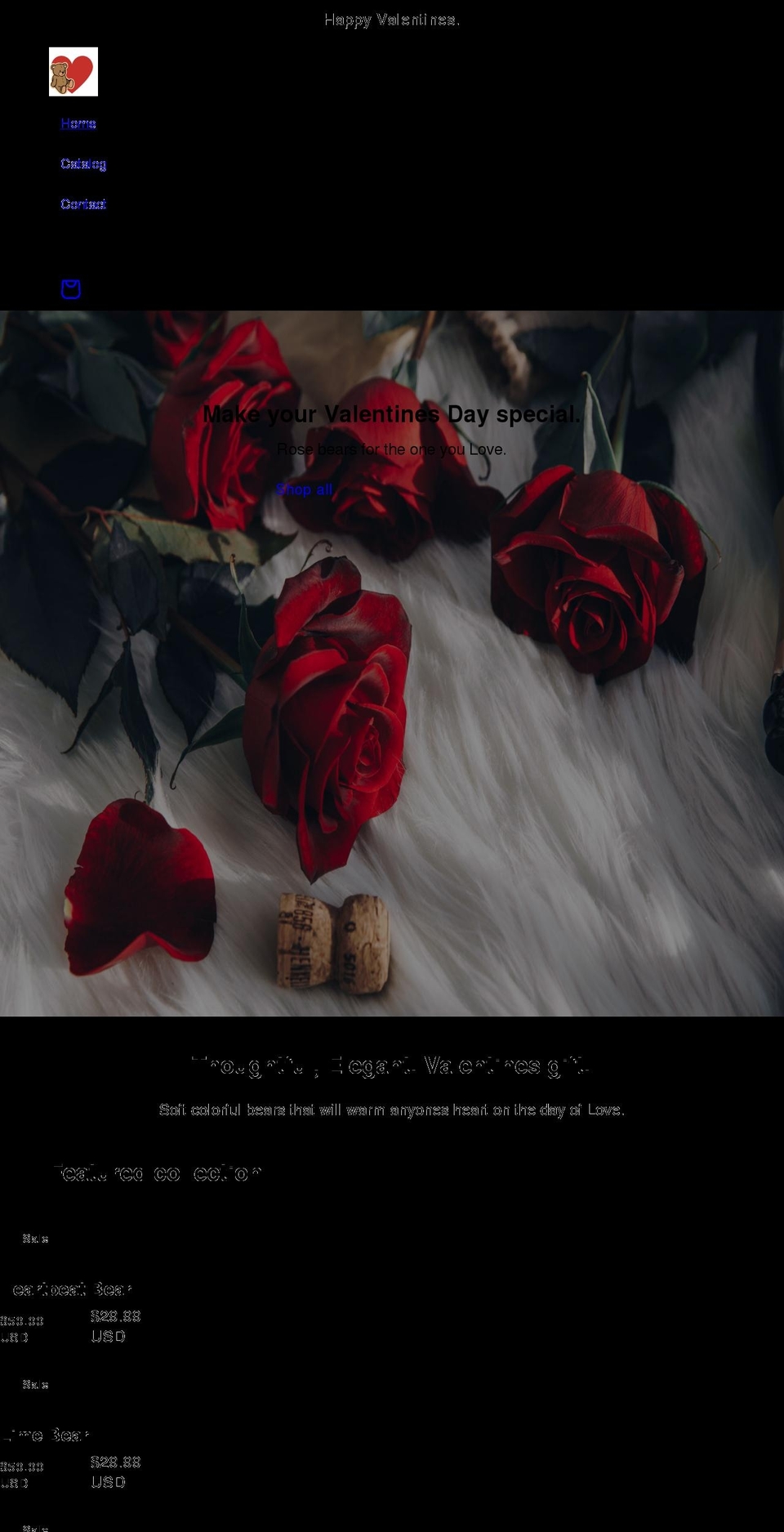 lovebears.net shopify website screenshot