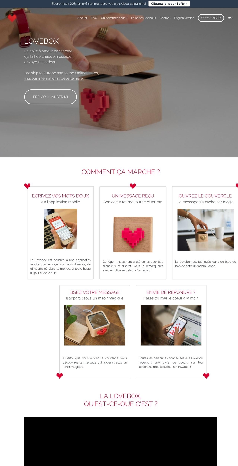 Lovebox French Production V1 Shopify theme site example loveboxlove.com