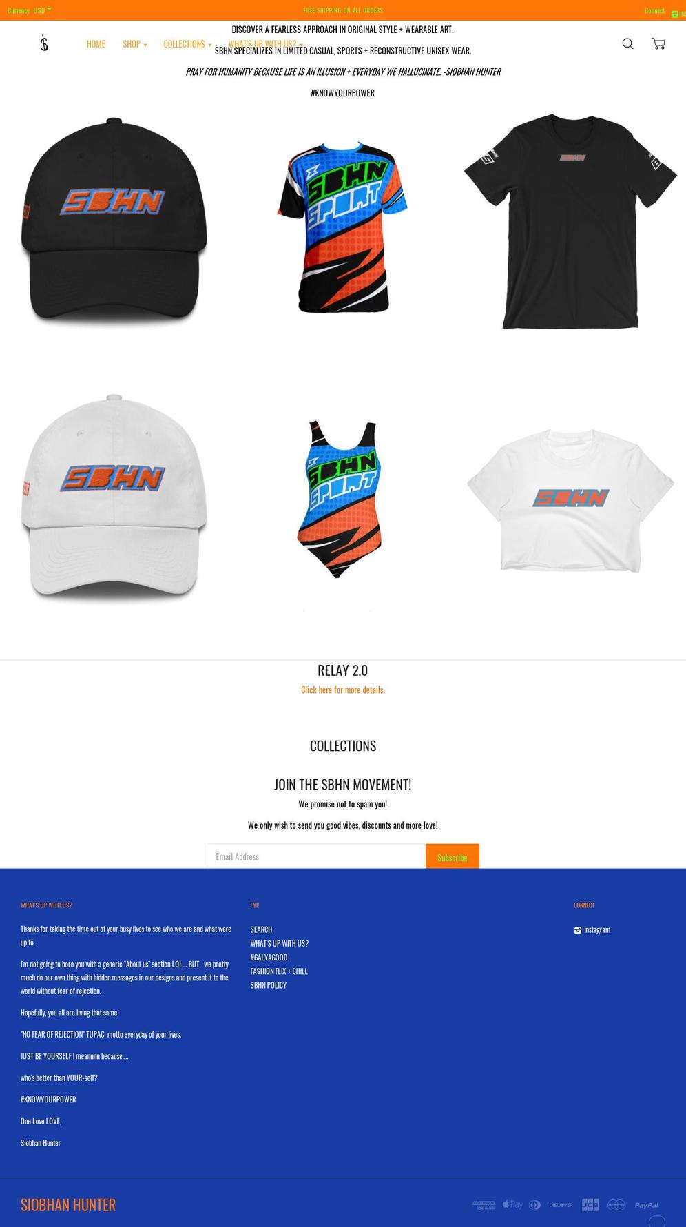 lovebysiobhanhunter.com — Shopify storefront screenshot
