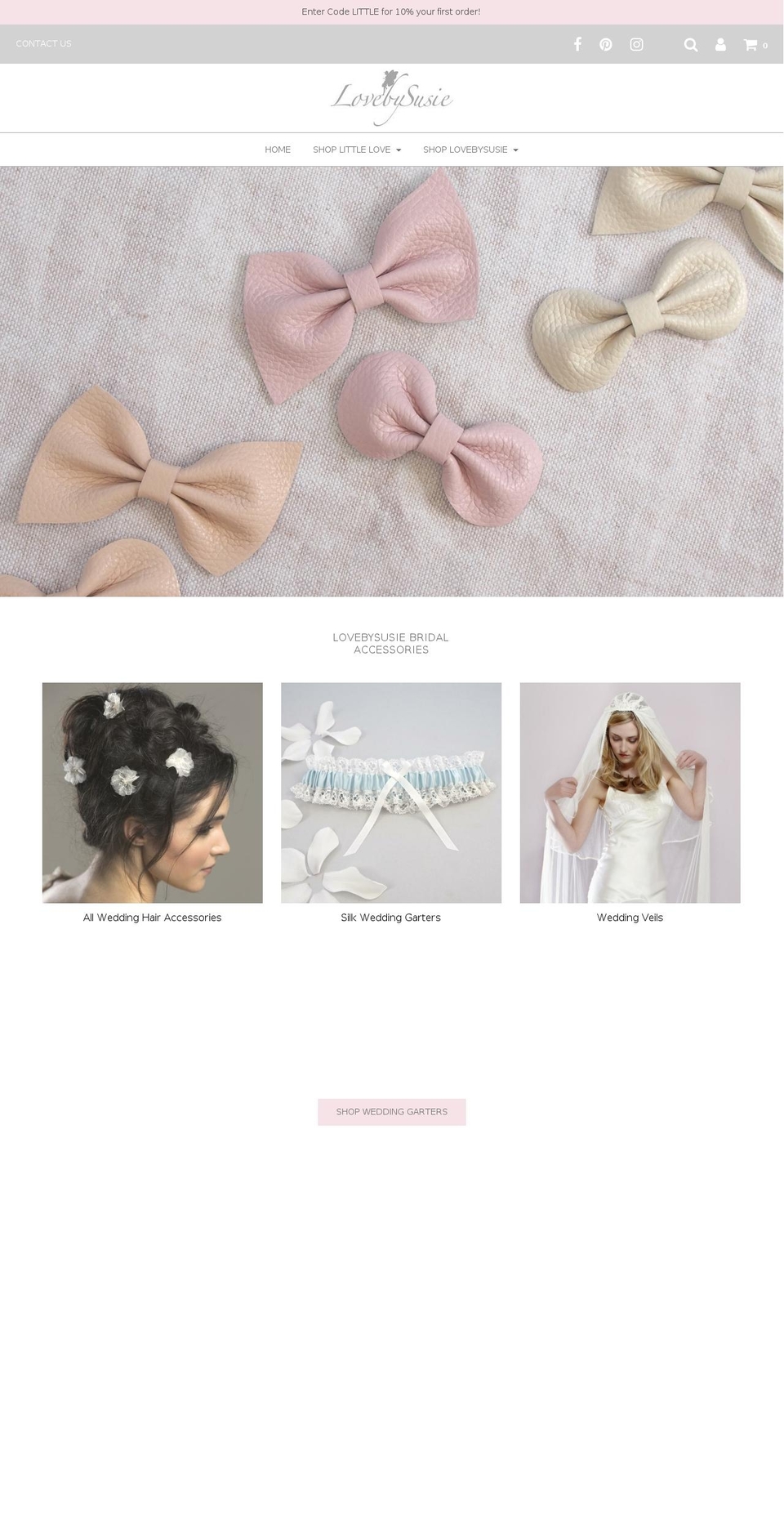 lovebysusie.co.uk shopify website screenshot