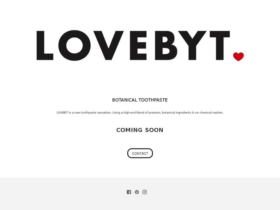 lovebyt.com — Shopify storefront screenshot