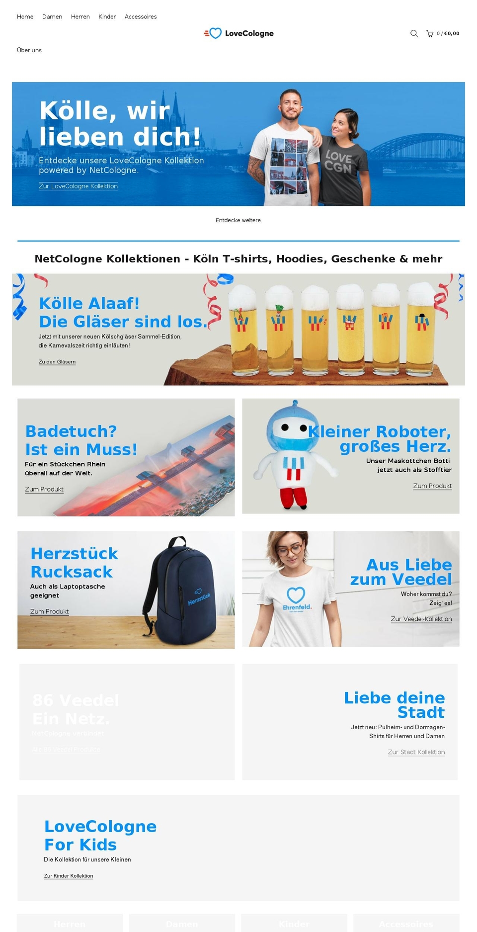 lovecgn.de shopify website screenshot