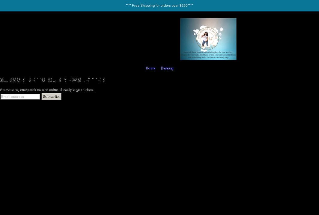 lovecoversbyajadior.com shopify website screenshot