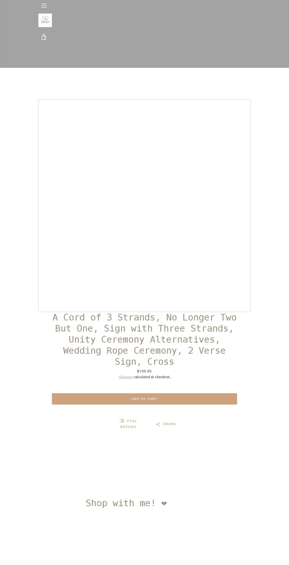 lovecrafteddecor.com shopify website screenshot