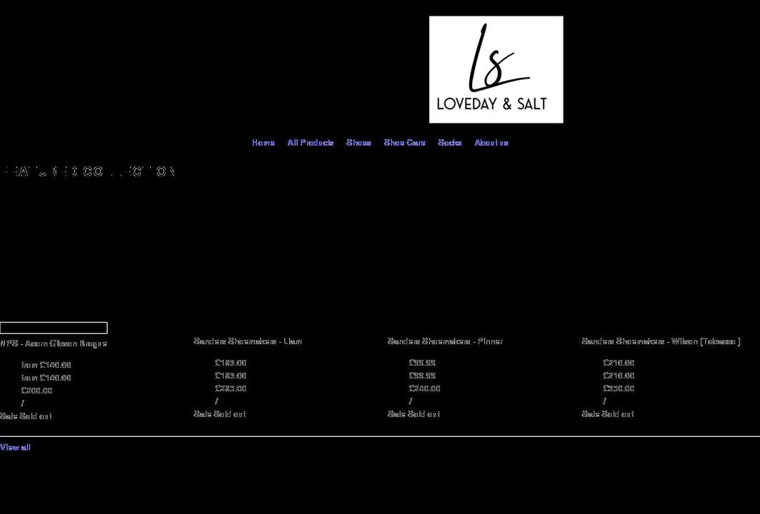lovedayandsalt.co.uk shopify website screenshot