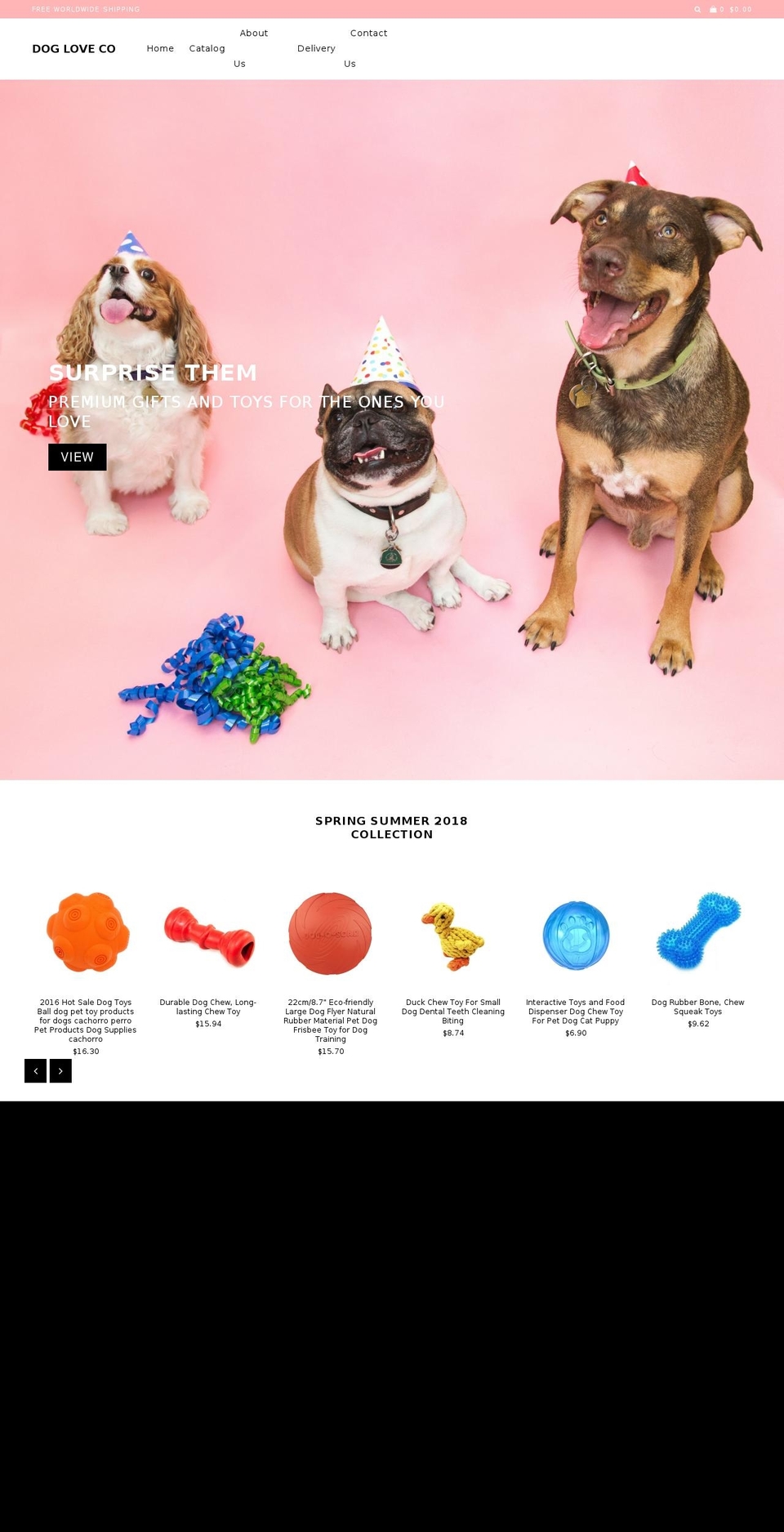 starkingco Shopify theme site example lovedogco.com