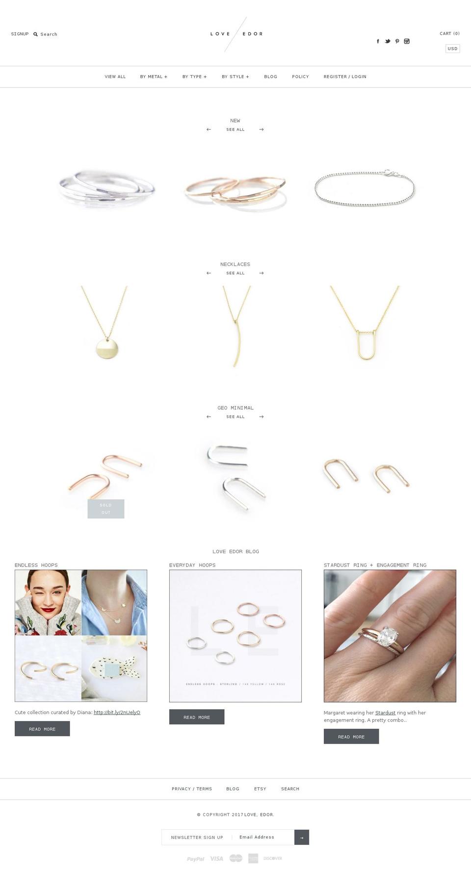 loveedor.com shopify website screenshot