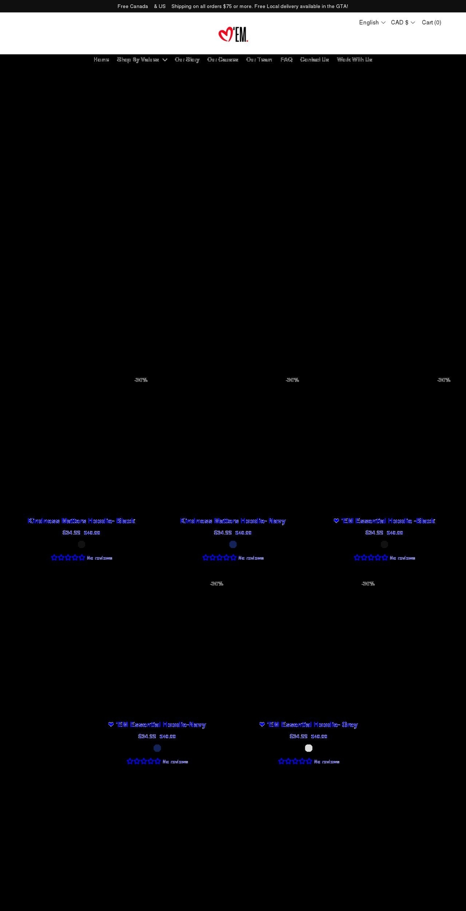 loveemco.com shopify website screenshot