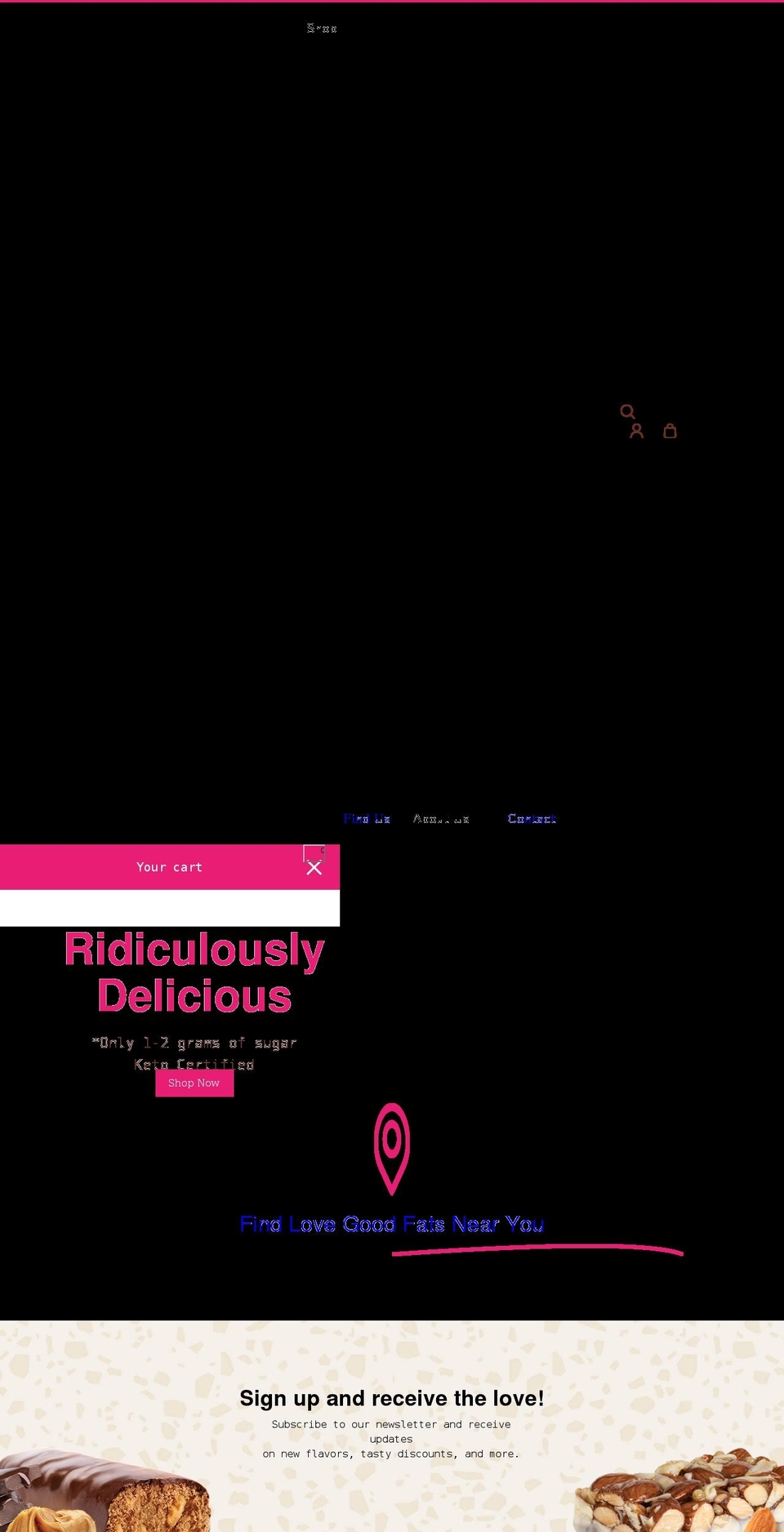 lovegoodfats.com shopify website screenshot